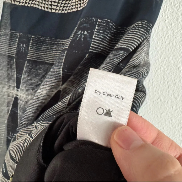 ASTR Tank Dress Racer Back Sheer Dress Geometric Small Aztec #ADR92810 Cocktail - Picture 11 of 13